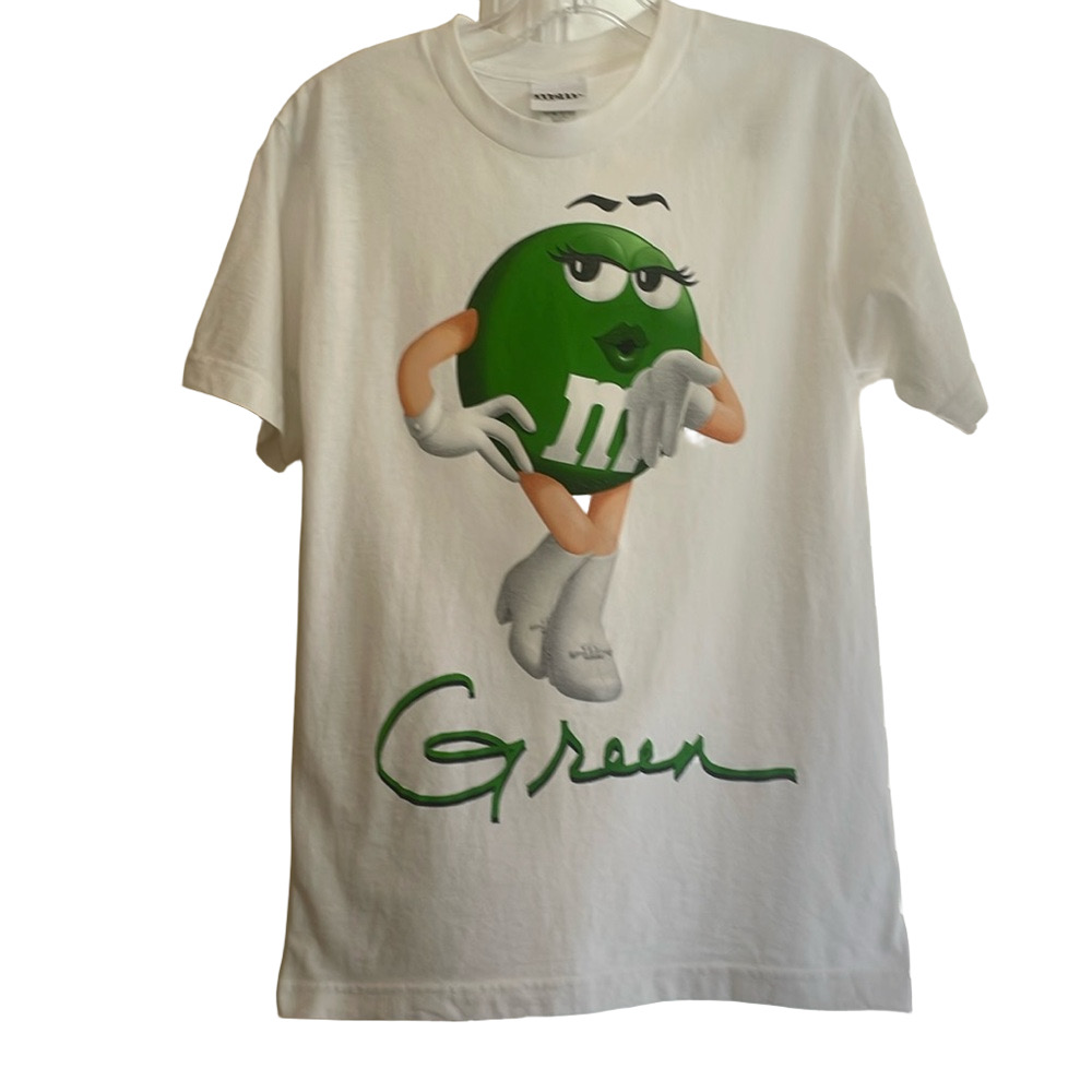 M&M’s White/ Green T- Shirt Size S